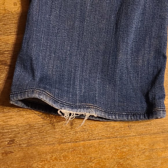 MOTHER THE WILDER Medium Kitty Bell Bottom Trouser jeans Flares 26 Short - Picture 6 of 9